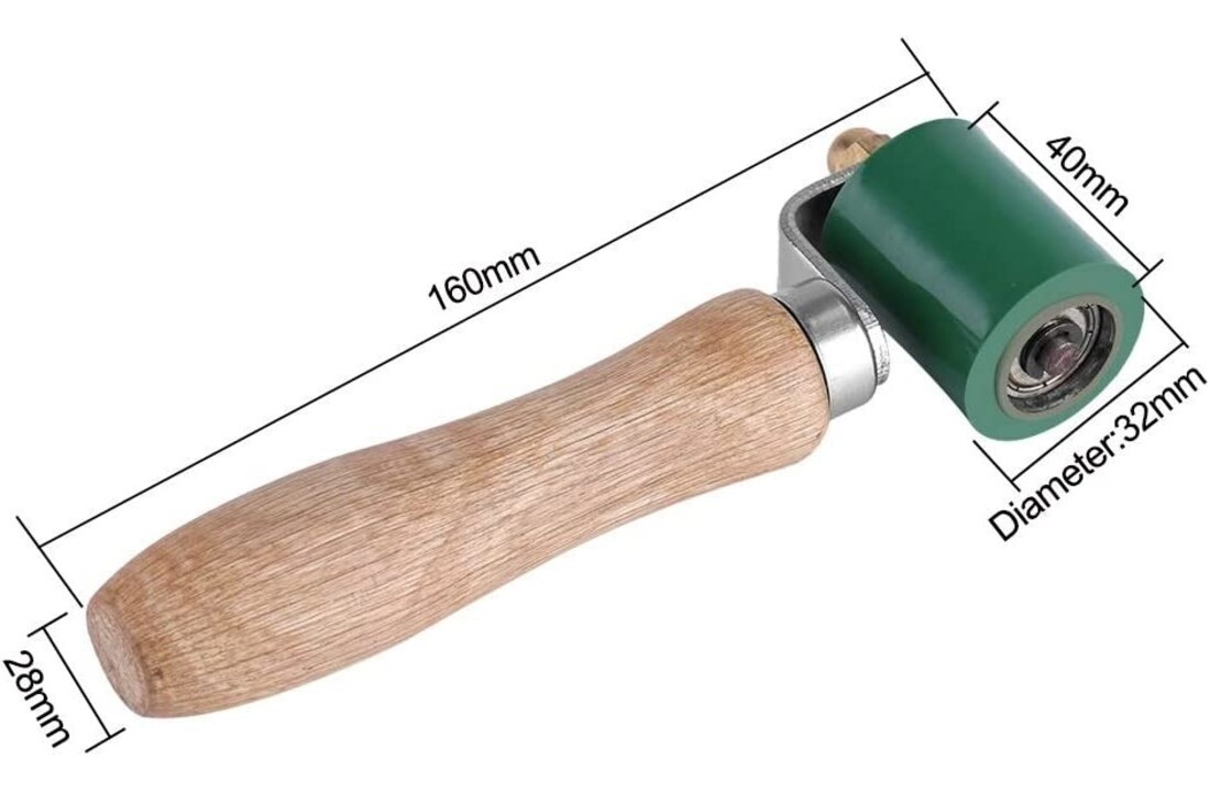Aandrukrol 40 mm - Groen
