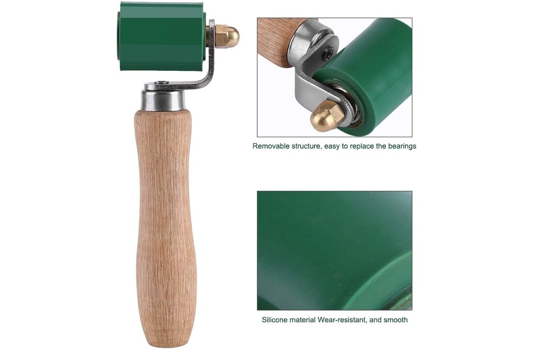 Aandrukrol 40 mm - Groen