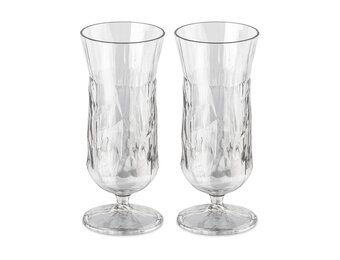 Koziol superglas club No.17 cocktailglas 400 ml set van 2 stuks