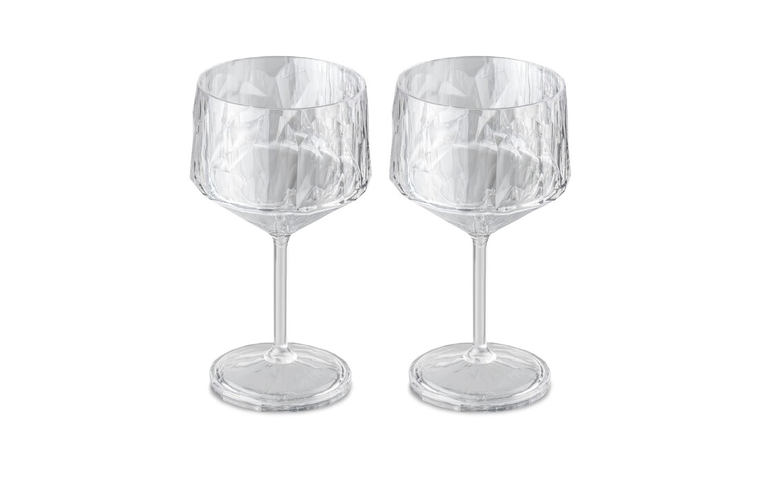 Koziol superglas club No.15 gin-tonicglas 400 ml set van 2 stuks