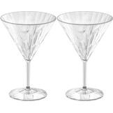 Koziol superglas club No.12 martiniglas 250 ml set van 2 stuks