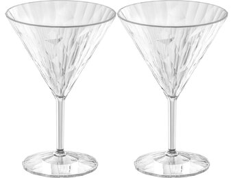 Koziol superglas club No.12 martiniglas 250 ml set van 2 stuks