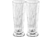 Koziol superglas club No.11 bierglas 500 ml set van 2 stuks