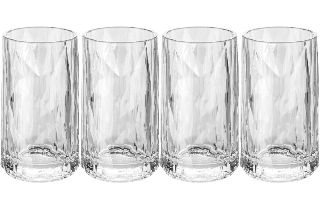 Koziol superglas club No.07 shotglas 40 ml set van 4 stuks