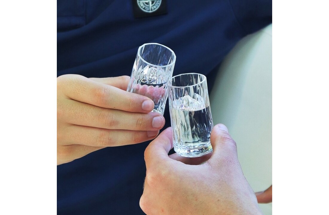 Koziol superglas club No.07 shotglas 40 ml set van 4 stuks