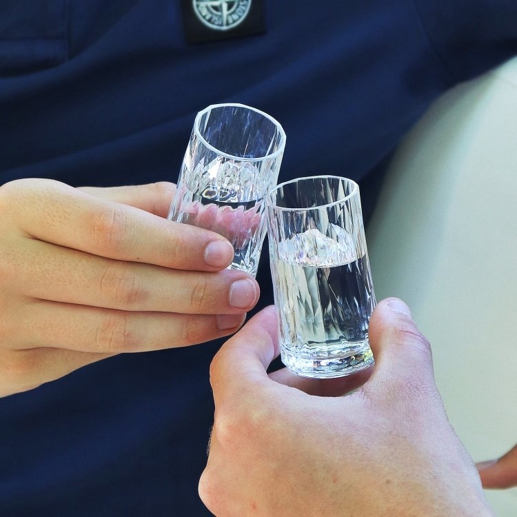 Koziol superglas club No.07 shotglas 40 ml set van 4 stuks