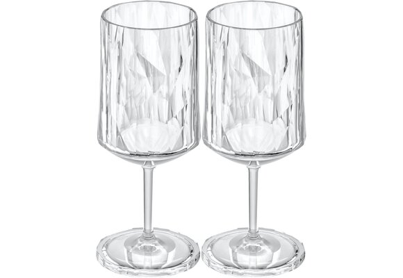 Koziol superglas club No. 04  wijnglas 300 ml- set van 2 stuks