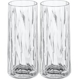 Koziol superglas Club No. 03 Longdrinkglas 250 ml set van 2 stuks