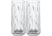 Koziol superglas club No. 03 longdrinkglas 250 ml set van 2 stuks