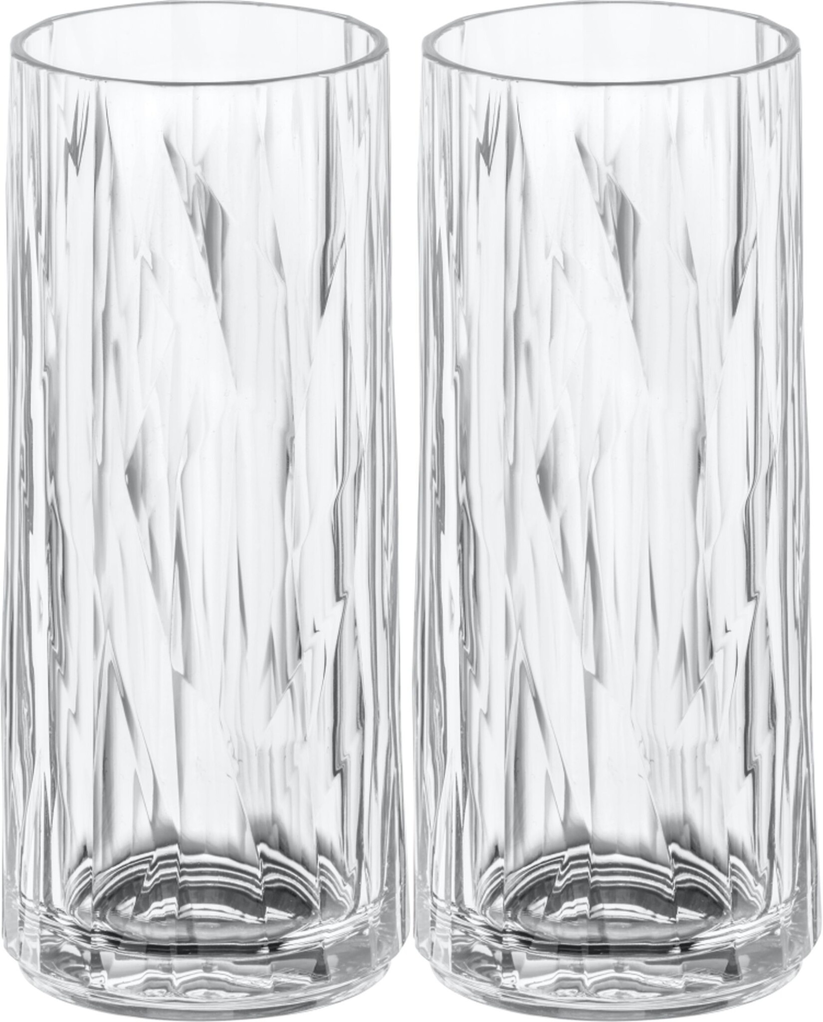 Koziol superglas Club No. 03 Longdrinkglas 250 ml set van 2 stuks