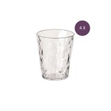 Koziol superglas club No.01 waterglas 250 ml set van 4  stuks