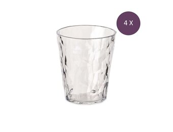 Koziol superglas club No.01 waterglas 250 ml set van 4  stuks