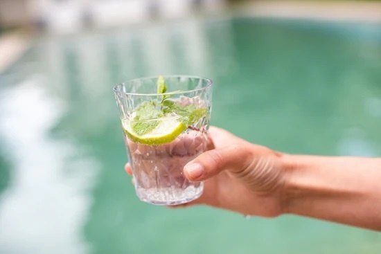 Koziol superglas club No.01 waterglas 250 ml set van 4  stuks