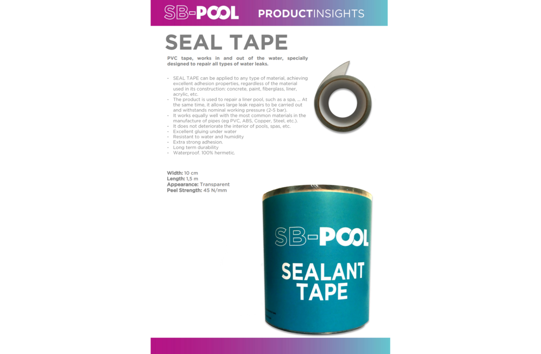 Zwembad reparatie tape - SB-Pool Seal tape