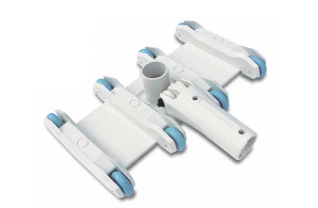 Bodemzuiger Deluxe Pro handbediend, 8 wielige