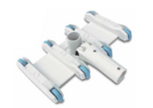 Bodemzuiger Deluxe Pro handbediend, 8 wielige