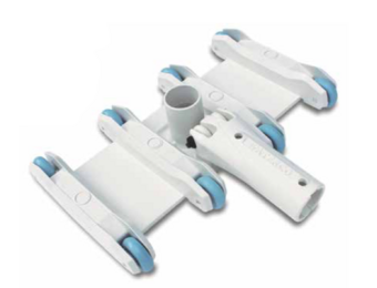 Bodemzuiger Deluxe Pro handbediend, 8 wielige