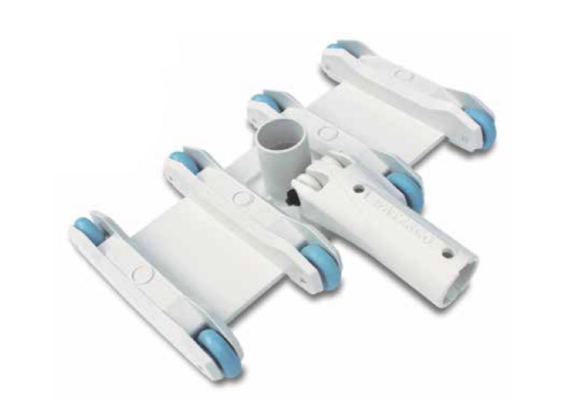 Bodemzuiger Deluxe Pro handbediend, 8 wielige