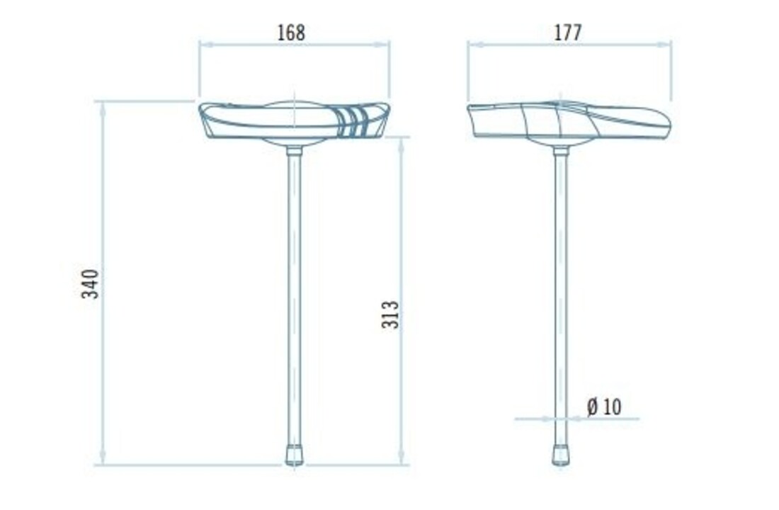 Astral Shark Thermometer analoog