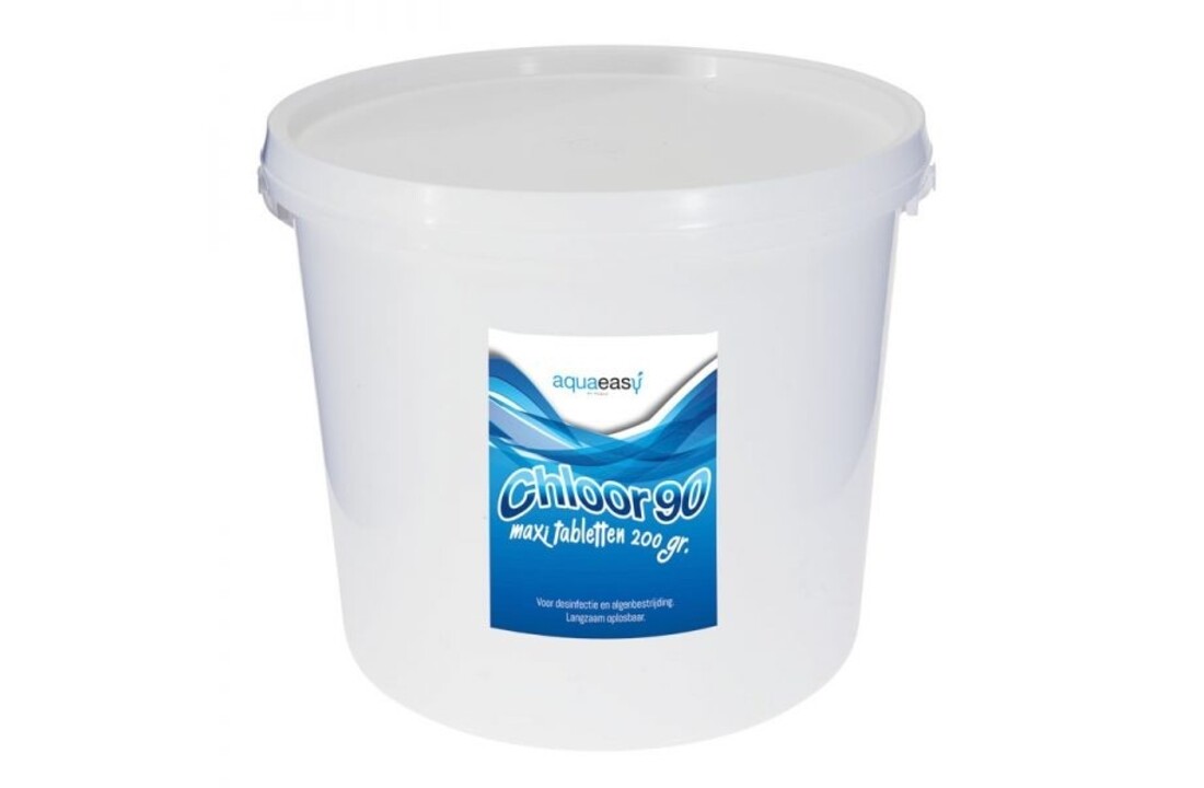 Aqua Easy Chloor 90 maxi-tabletten 200 gram – 10 kg |  Gestabiliseerd chloor