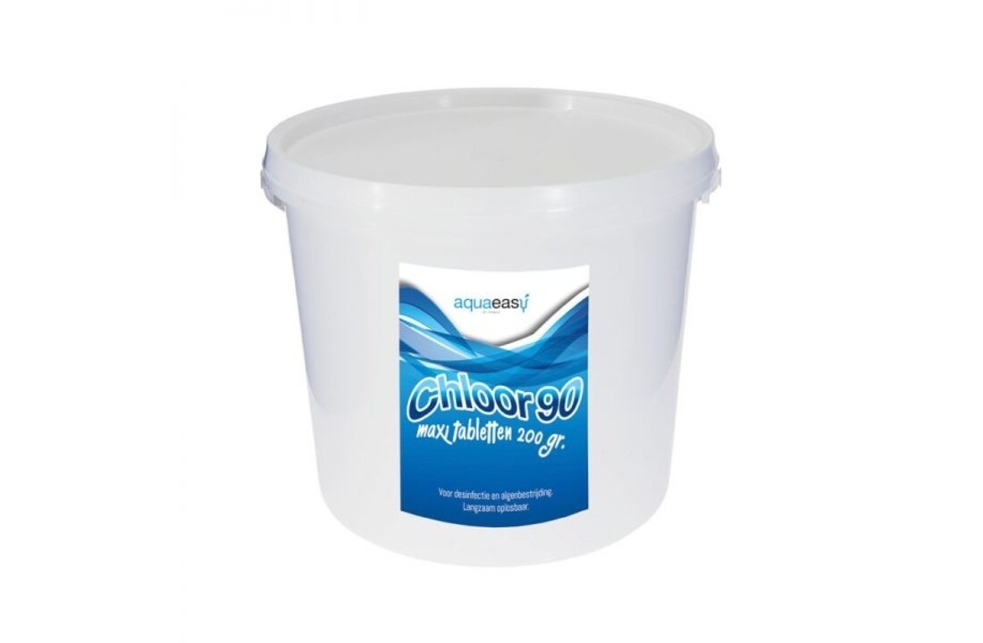 Aqua Easy Chloor 90 maxi-tabletten 200 gram – 5 kg |  Gestabiliseerd chloor