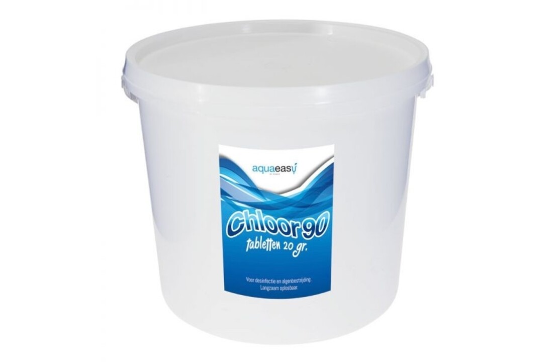 Aqua Easy Chloor 90 mini-tabletten 20 gram – 10 kg | Gestabiliseerd chloor