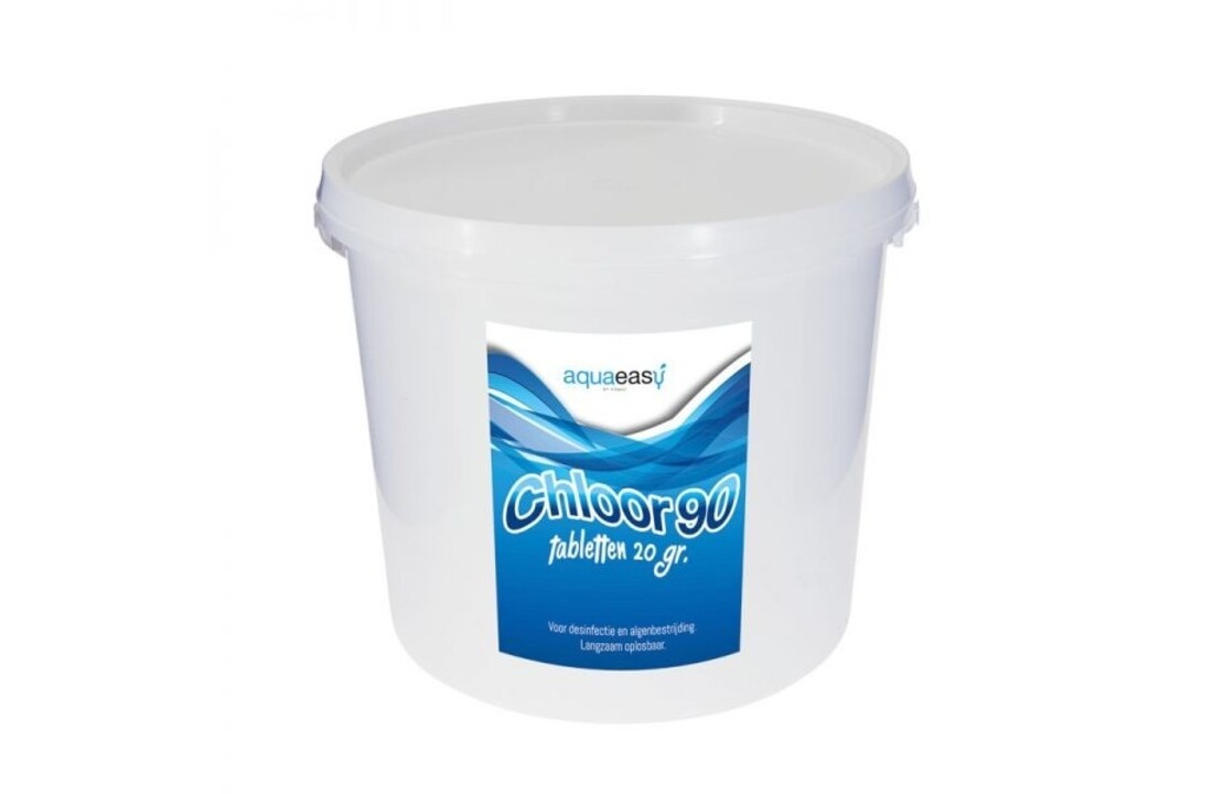 Aqua Easy Chloor 90 mini-tabletten 20 gram – 5 kg | Gestabiliseerd chloor