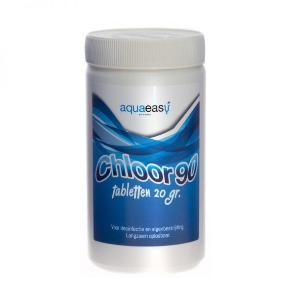 Aqua Easy Chloor 90 mini-tabletten 20 gram – 1 kg | Gestabiliseerd chloor