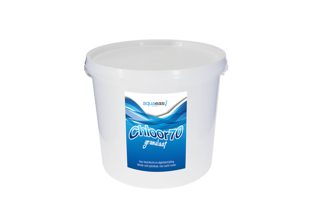 Aqua Easy Chloor granulaat 70 – Shock 5 kg | Niet gestabiliseerd chloor