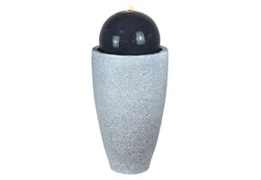 Heissner terras fontein mocca LED