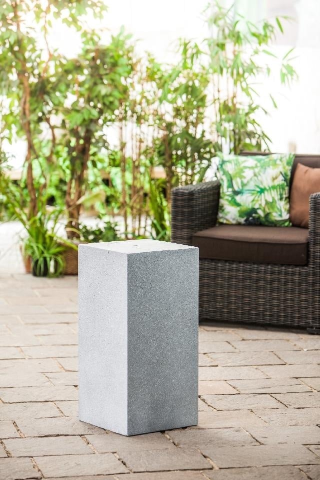 Heissner terras fontein sokkel toren graniet