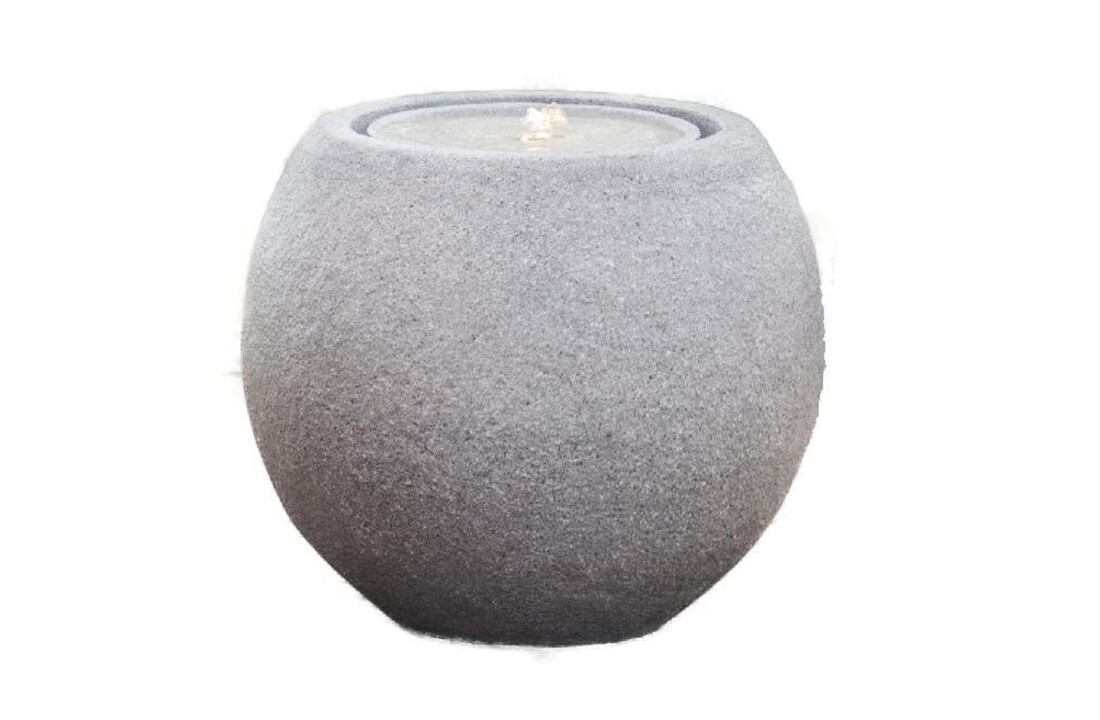Heissner terras fontein ball LED graniet