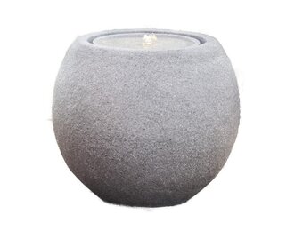 Heissner terras fontein ball LED graniet