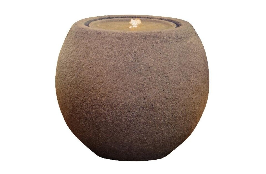Heissner terras fontein ball LED roest