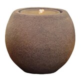 Heissner terras fontein ball LED roest