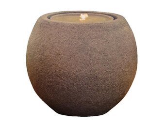 Heissner terras fontein ball LED roest