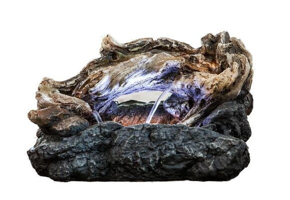 Heissner terras fontein wood led