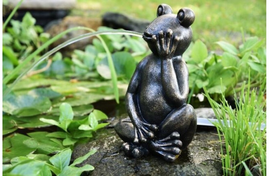 Heissner vijverfiguur kikker relax
