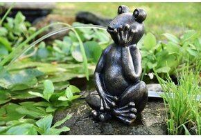 Heissner vijverfiguur kikker relax