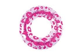 Zwemband Neon panterprint 90 cm