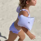 Zwembandjes Lila Panterprint 0-2 jaar