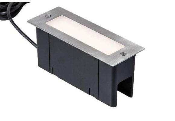 Heissner vlonder- en wandverlichting 4W warm wit RVS