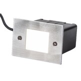 Heissner vlonder- en wandverlichting 2W warm wit RVS