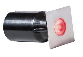 Heissner spot vlonderverlichting 3W RGB RVS vierkant