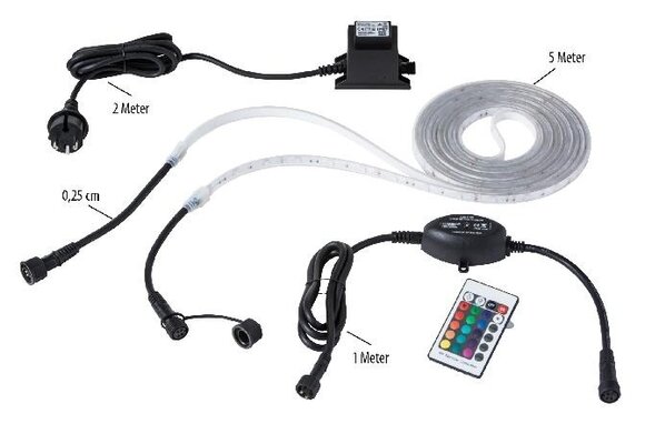 Heissner spot vijver onderwater smart light LED lint RGB set