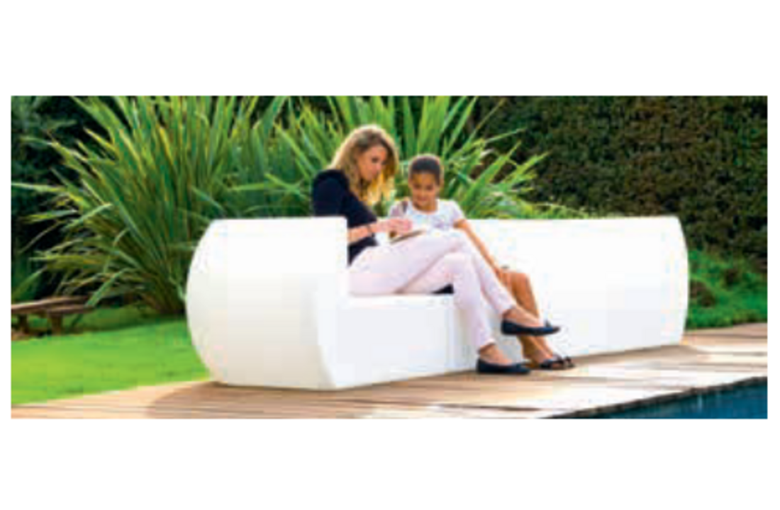Lounge bank met verlichting
