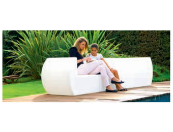 Lounge bank met verlichting