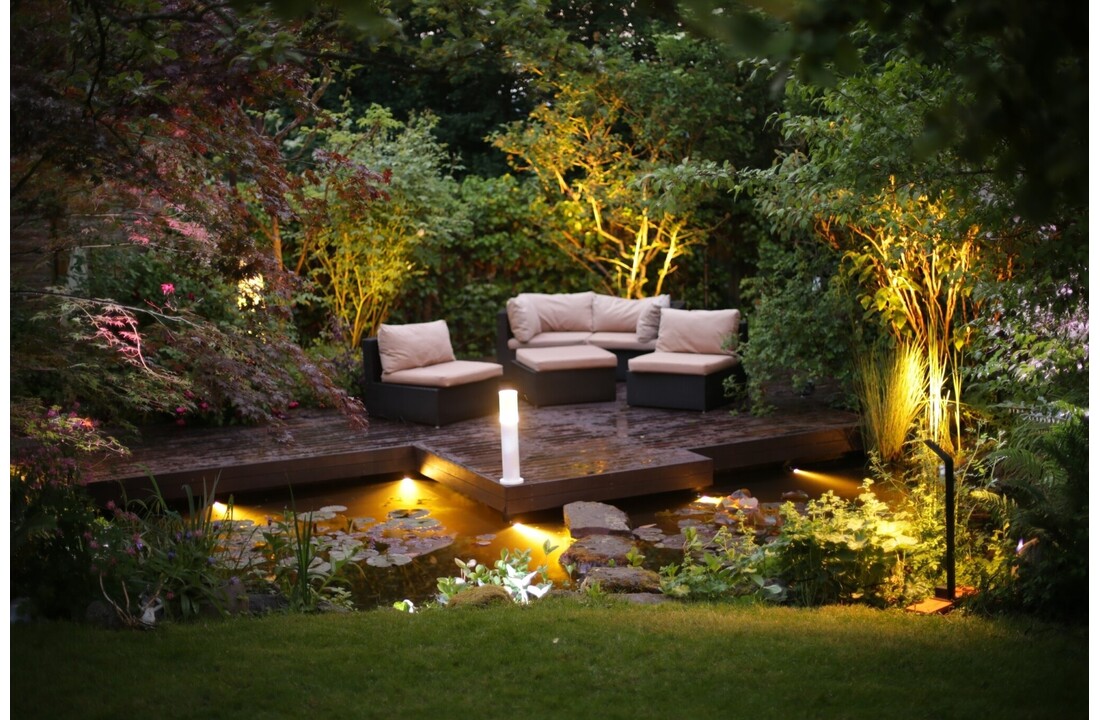 Heissner spot tuinlamp 7W warm wit metaal
