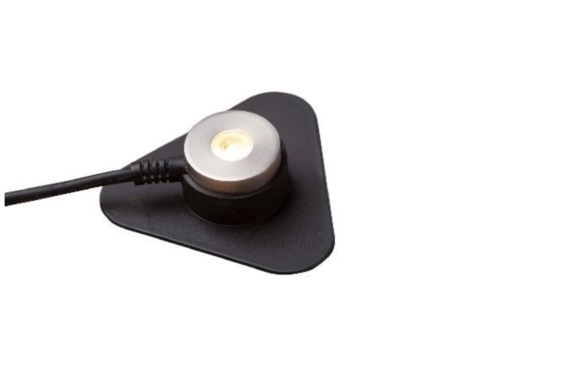 Heissner waterval spot 1W warm wit RVS