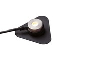 Heissner spot waterval 1W warm wit RVS